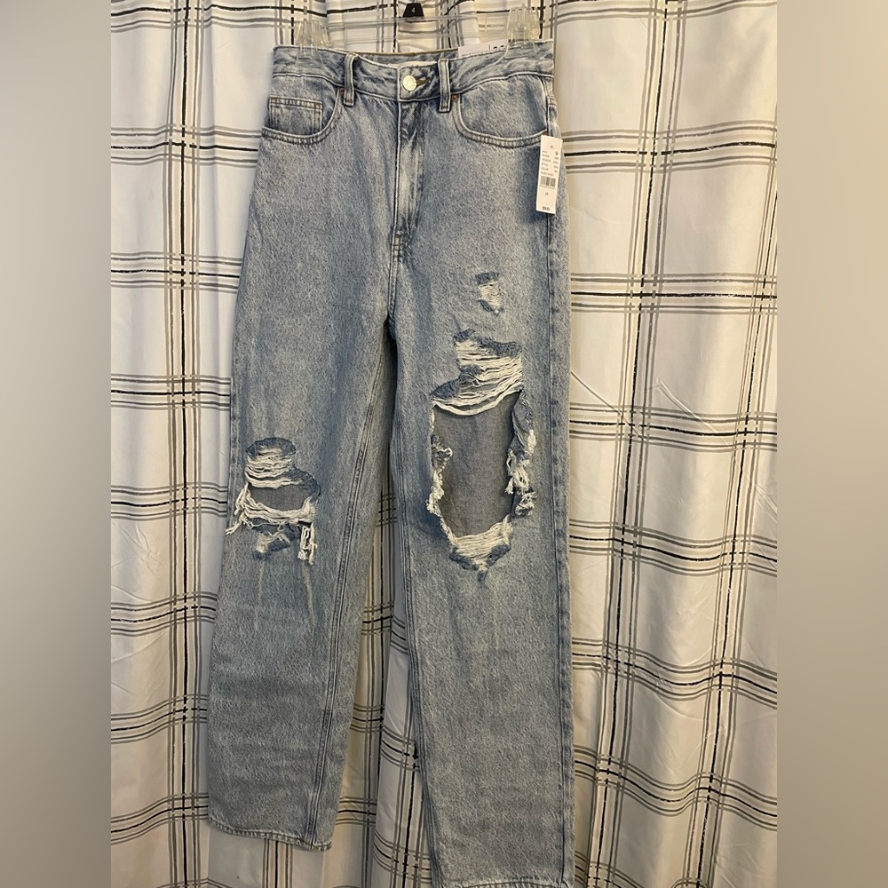 NWT Pacsun 90s boyfriend ripped jeans-size 26